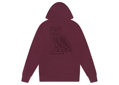 OVO x Polartec Microfleece Hoodie Burgundy