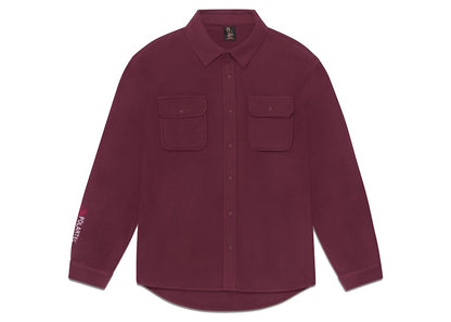 OVO x Polartec Microfleece Shirt Burgundy