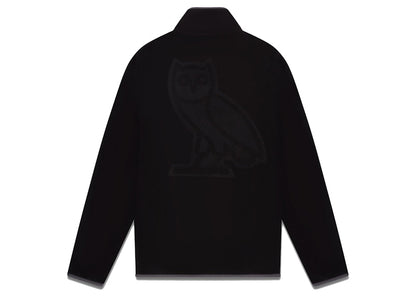 OVO x Polartec Microfleece Snap Mock Neck Black