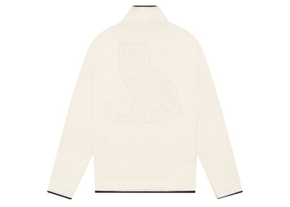 OVO x Polartec Microfleece Snap Mock Neck Cream