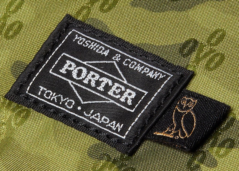 OVO x Porter 2 Way Boston Bag Green Camo