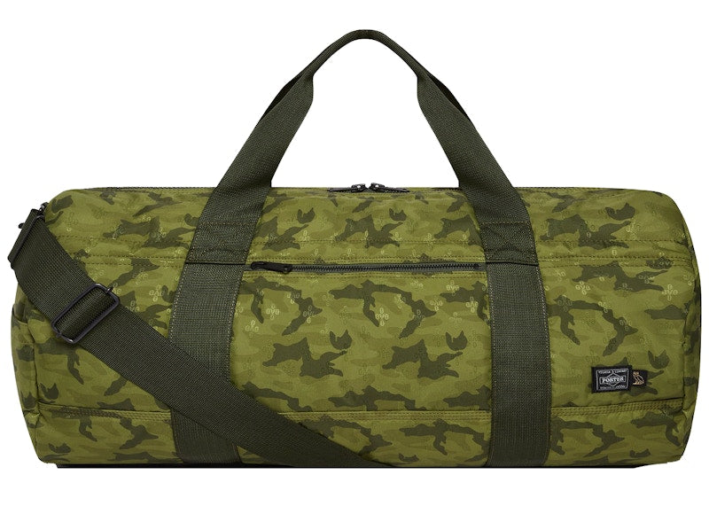 OVO x Porter 2 Way Boston Bag Green Camo