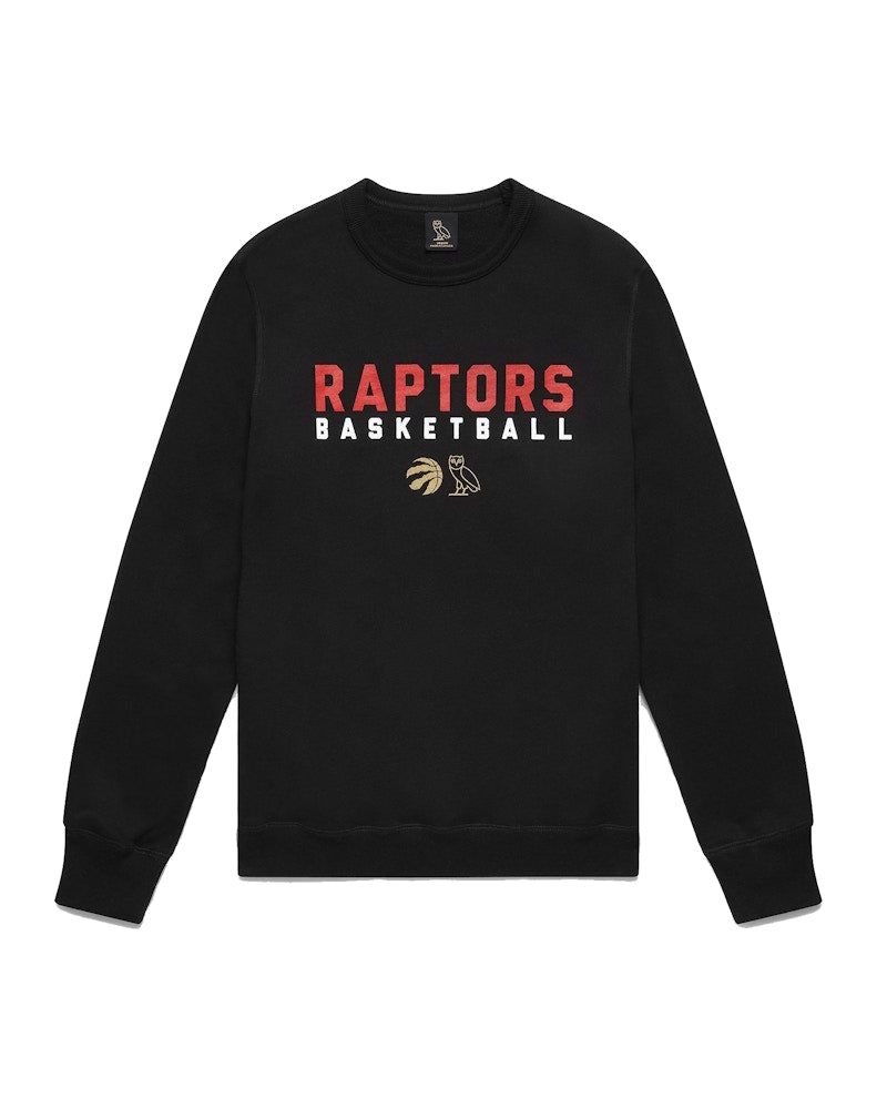 OVO x Raptors Pre-Game Crewneck Black