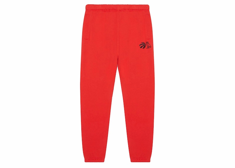 OVO x Raptors Sweatpant Red