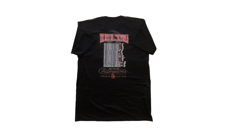 OVO x Raptors The Best In the World Championship Toronto Exclusive T-shirt Black