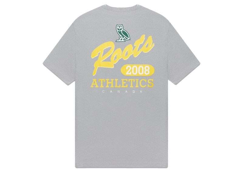 OVO x Roots Athletics T-shirt Heather Grey
