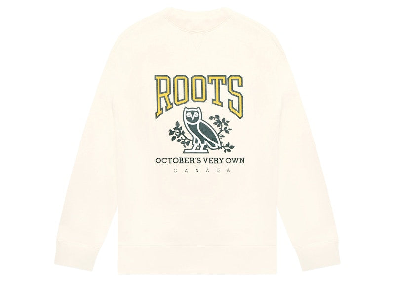 OVO x Roots Crewneck Cream