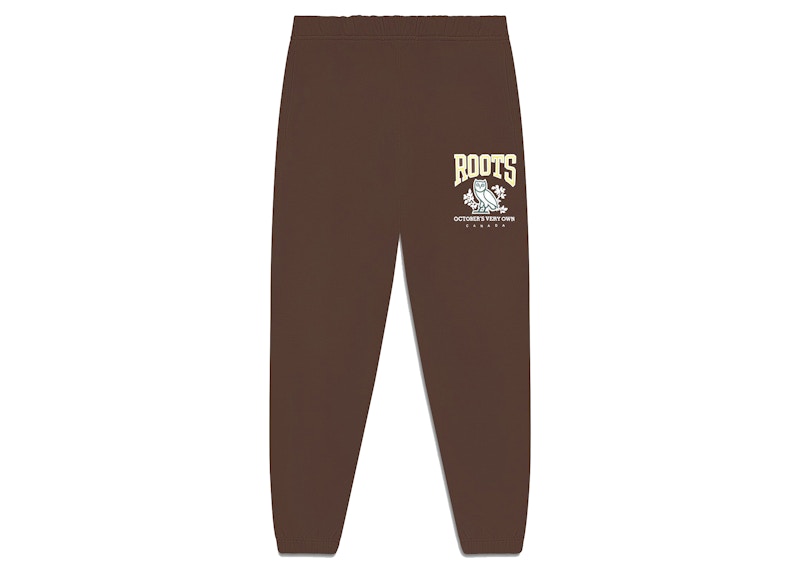 OVO x Roots Sweatpant Brown