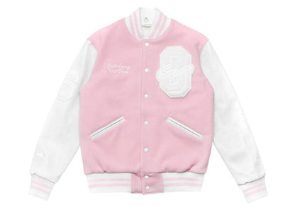 OVO x Roots Valentines Day Sweeterman Varsity Jacket Pink