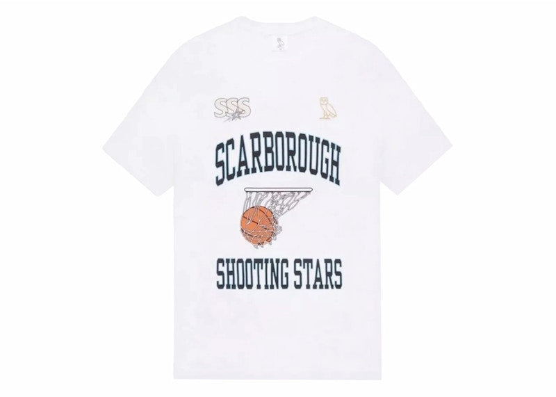 OVO x Scarborough Shooting Stars Bucket T-Shirt White