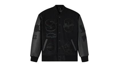 OVO x Scarborough Shooting Stars Championship Varsity Jacket Triple Black