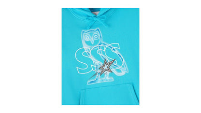 OVO x Scarborough Shooting Stars Galaxy Hoodie Teal