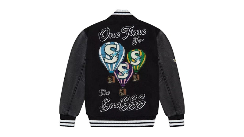 OVO x Scarborough Shooting Stars Varsity Jacket Black