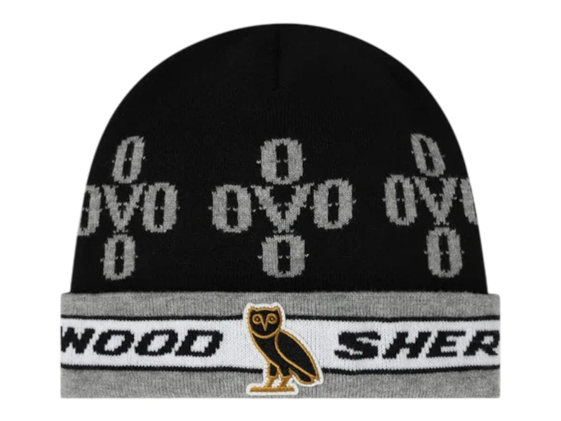 OVO x Sherwood Hockey Beanie Black