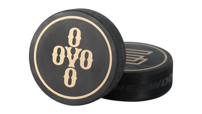 OVO x Sherwood Hockey Puck (SS25) Black/Gold