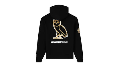 OVO x Sherwood Street Hockey Hoodie Black/Gold