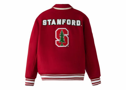 OVO x Stanford Univesity Campus Varsity Jacket Stanford Red