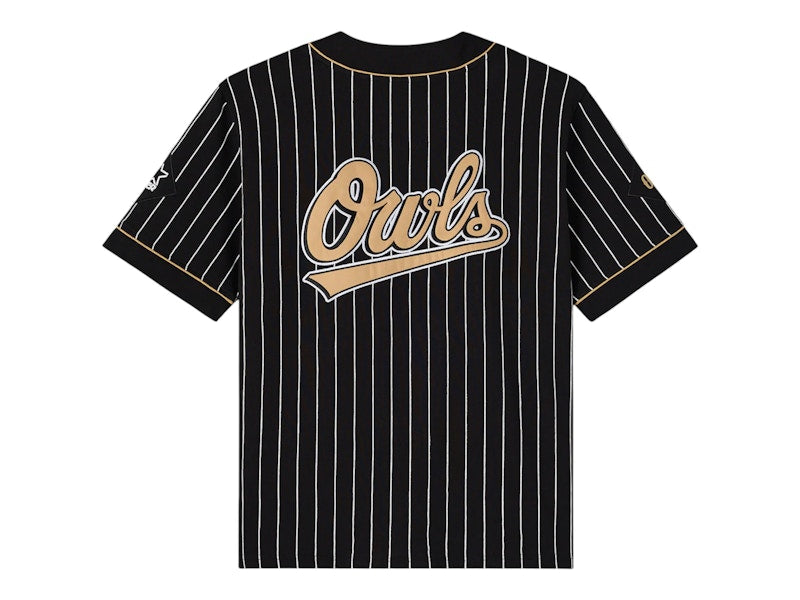 OVO x Starter Owls Baseball Jersey Black