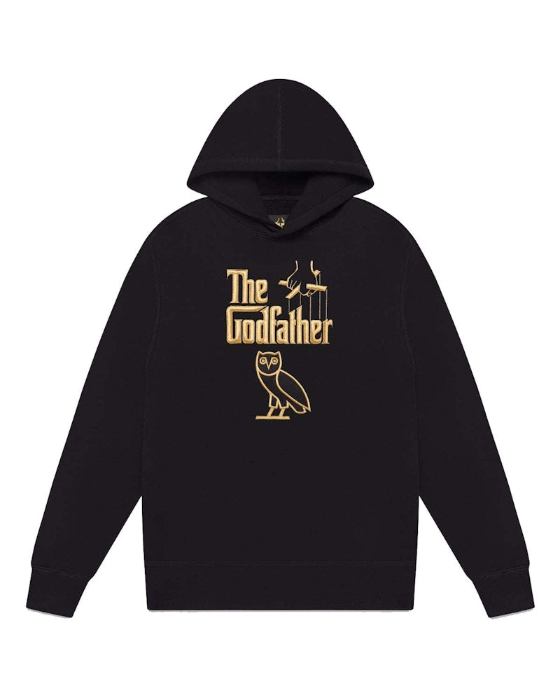 OVO x The Godfather Logo Hoodie Black