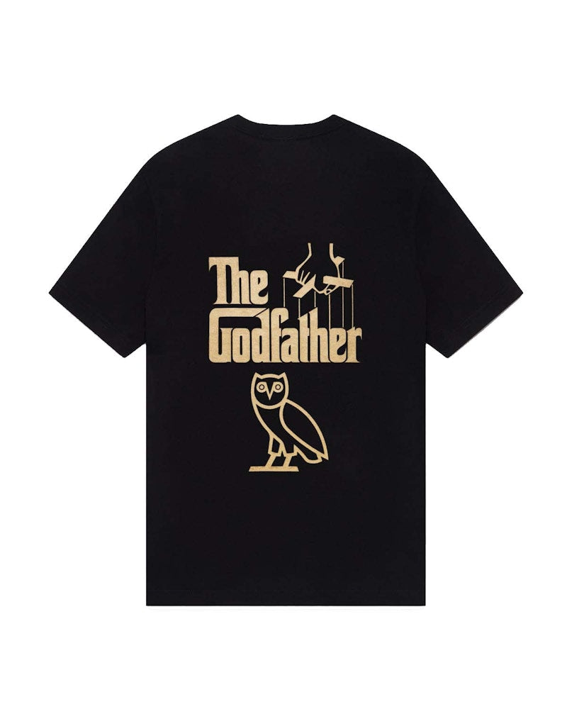 OVO x The Godfather Logo T-Shirt Black