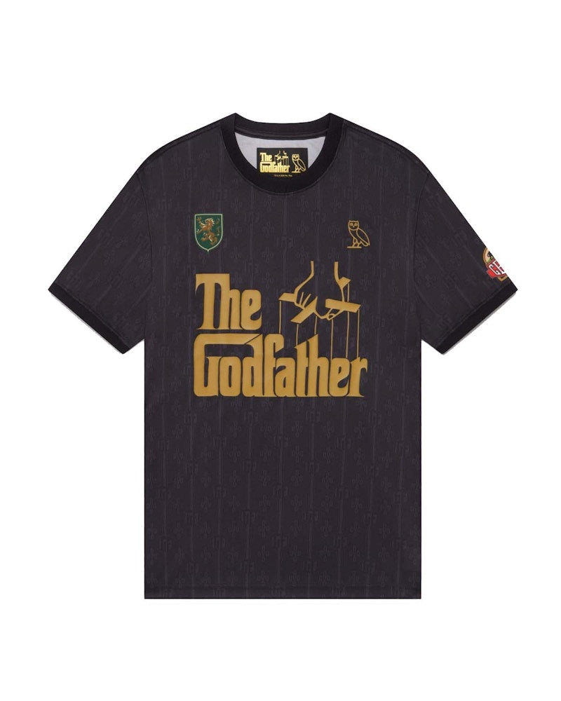 OVO x The Godfather Soccer Jersey Black