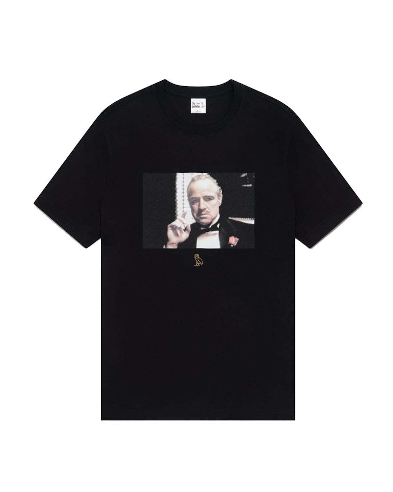OVO x The Godfather Vito Corleone T-Shirt Black