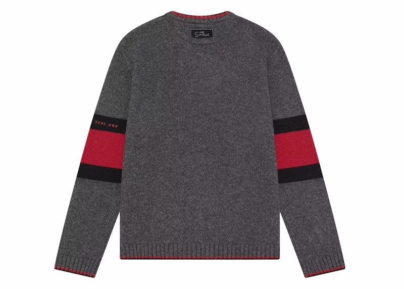 OVO x The Simpsons Knit Sweater Charcoal Grey