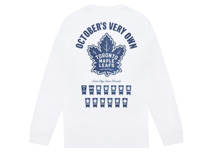 OVO x Toronto Maple Leafs Banner Longsleeve T-Shirt White