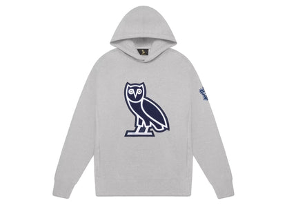 OVO x Toronto Maple Leafs Chenille Owl Hoodie Heather Grey