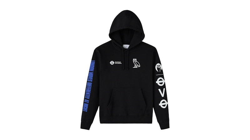 OVO x Transport London Night Tube Hoodie Black