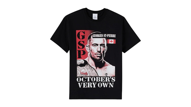 OVO x UFC Fighters T-Shirt GSP/Black