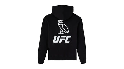 OVO x UFC Flame Logo Hoodie Black