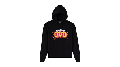OVO x UFC Flame Logo Hoodie Black