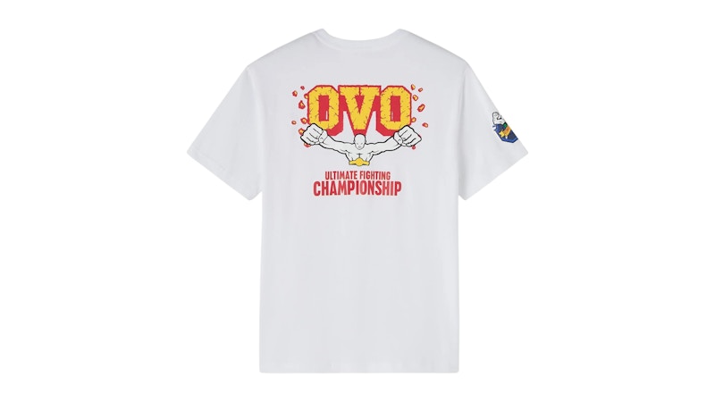 OVO x UFC Flame Logo T-shirt White