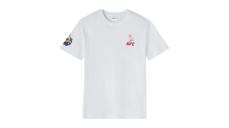 OVO x UFC Flame Logo T-shirt White