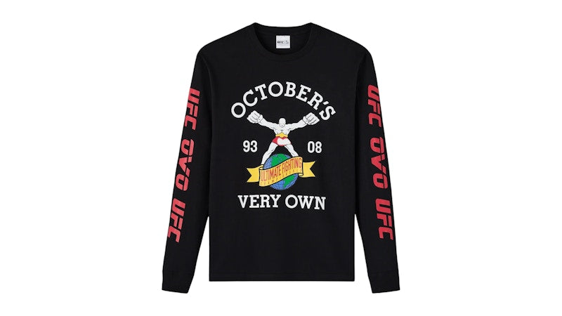 OVO x UFC Long-Sleeve T-Shirt Black