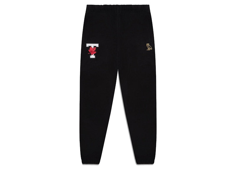 OVO x University of Toronto Cotton Fleece Pant Black