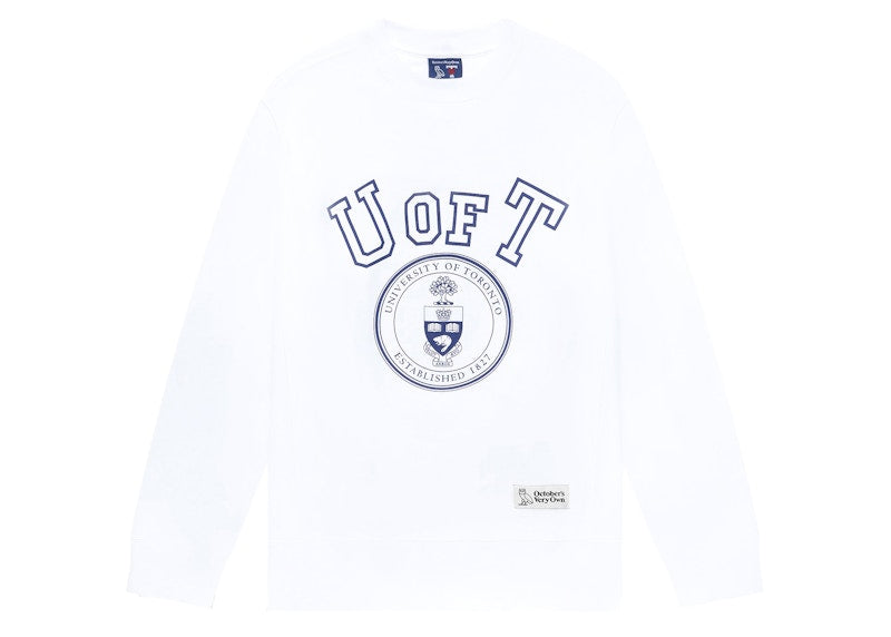OVO x University of Toronto Crewneck White