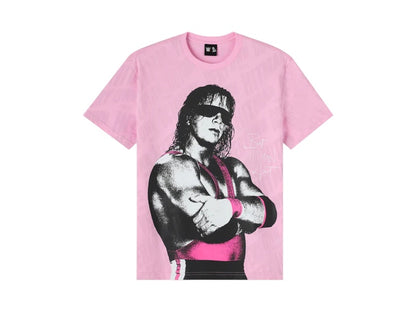 OVO x WWE Bret The Hitman Hart Tee Pink