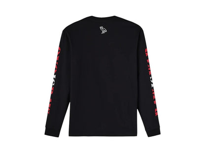 OVO x WWE Raw is War Long Sleeve Tee Black