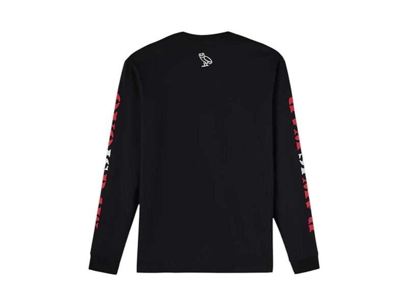 OVO x WWE Raw is War Long Sleeve Tee Black