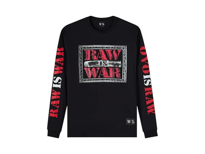 OVO x WWE Raw is War Long Sleeve Tee Black