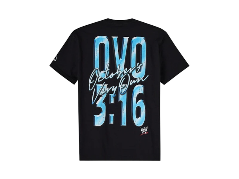 OVO x WWE Stone Cold Steve Austin Tee Black