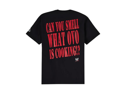 OVO x WWE The Rock Tee Black