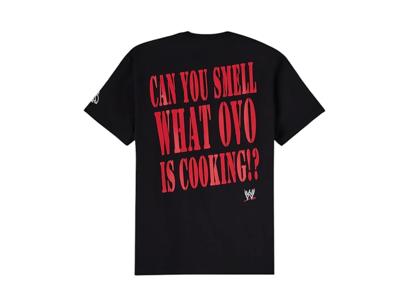 OVO x WWE The Rock Tee Black