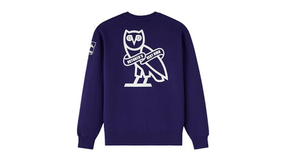 OVO x Western University Mustangs Crewneck Purple
