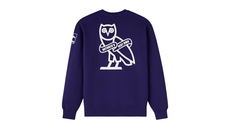 OVO x Western University Mustangs Crewneck Purple