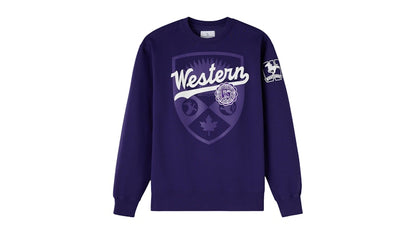 OVO x Western University Mustangs Crewneck Purple