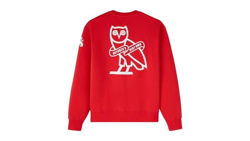 OVO x York University Crewneck Red