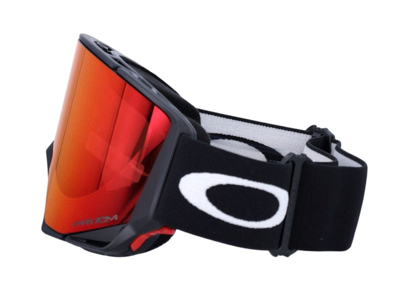 Oakley Flowscape L Sunglasses Matte Black Prizm Torch (OO7145-02)